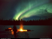 Photo by Dennis C. Anderson | Not in a city  northern lights aurora